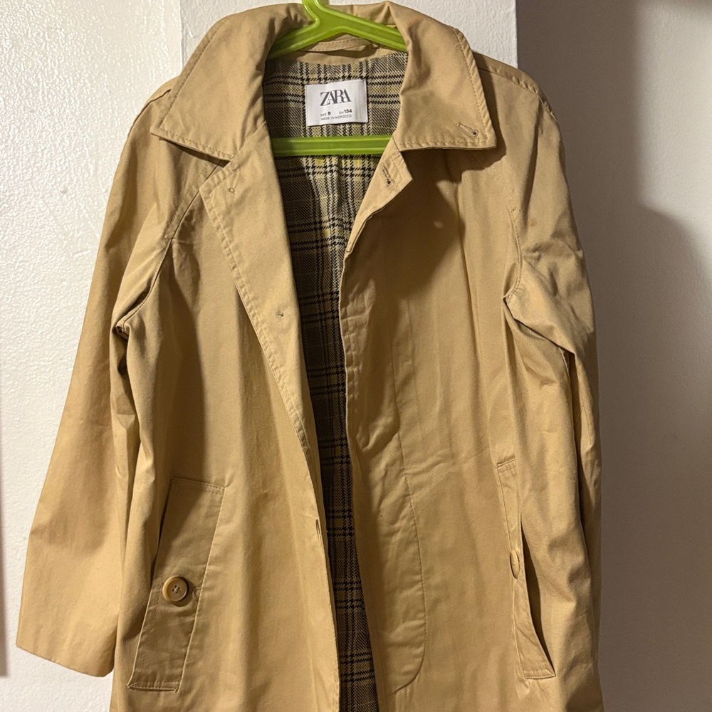 Zara Beige Women's Trench Coat